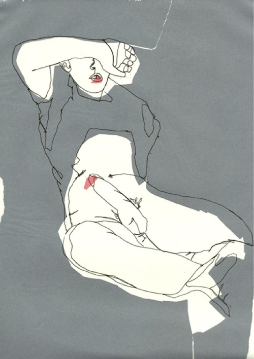 designedfordesire:  Sketch, date unknown, Leo Rydell Jost (?-