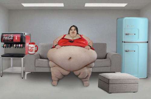 unbridledappetite:  In the future, where concepts like wall paper and carpet are a vestige  of the past, I envisage lots of huge fatties sitting at home in peace  eating themselves fatter with all the modern conveniences to help them  stay sedentary.