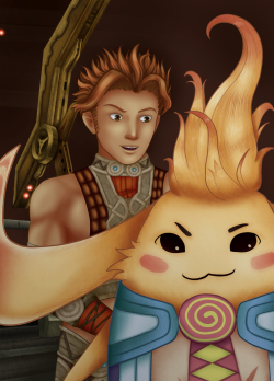 ekkusuinetto:  Reyn: What are you doing with that Mechon eye?Riki: