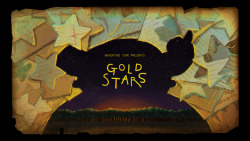 Gold Stars - title card designed by Seo Kim painted by Nick