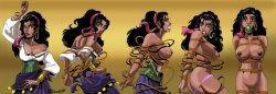   The evolution of Esmeralda by BlackProf  