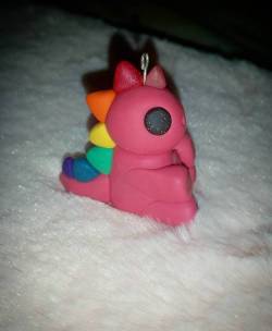 Random Dino… #dinocharm #polymerclay #kawaii