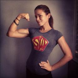 femalemuscletalk:  These are the only guns this SuperWoman needs.800.222.3539