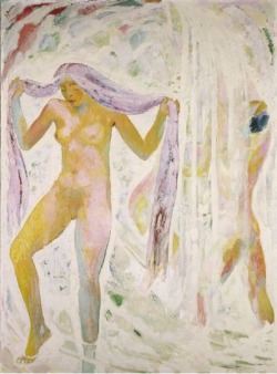 dionyssos:  Cuno Amiet , Bathing 1919 .   - Oil on canvas 195