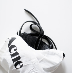 electric-versace:  diorina:  Acne bag  Fashion Blog ✖ 