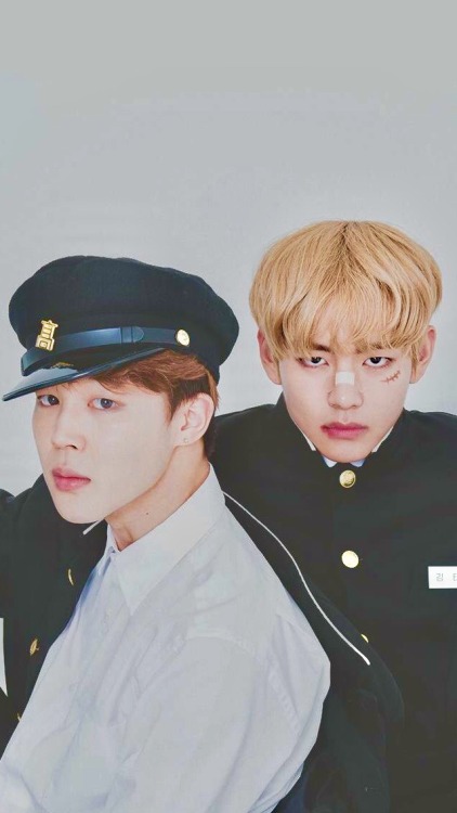 sweetest-suga-kookie: BTS VMin Wallpapers  â€¢reblog/like if you use â€¢also give credit! â€¢please do not re-upload!  Requested by Anon!