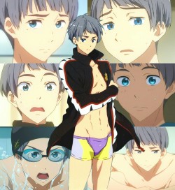 luluvibritannia:  New Samezuka academy swim team captain, Nitori