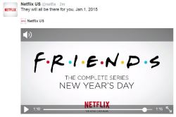 thewilloughbydobbs:  FRIENDS is coming to Netflix!!!!  YES!!!!!!!!