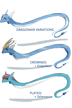 kaztial-does-art:  Jumping on the Pokemon variations bandwagon!Featuring