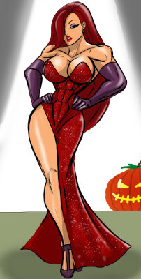 johncarcosa:  Halloween Artjam Jessica Walkiriabbit by johnnyharadrim