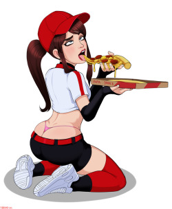 therealshadman: Pizza Delivery Trap, based on Sneakys Cosplay