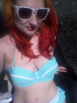 ophelianarcissa:  Just more me in the sun bikini selfies. Need