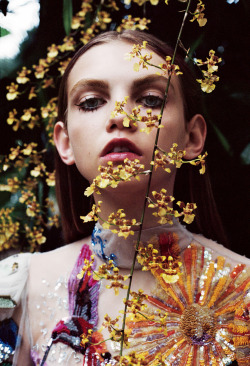 ibbyfashion:Molly Bair by Michal Pudelka, Vogue Japan