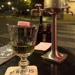 jmpaul:  Absinthe nights (at Cafe St. Regis, Ile Saint-Louis,