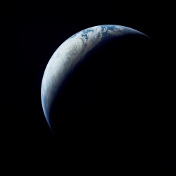 blazepress:  Earth as seen from the unmanned Apollo 4 spacecraft,