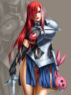 Erza by YiQiang 