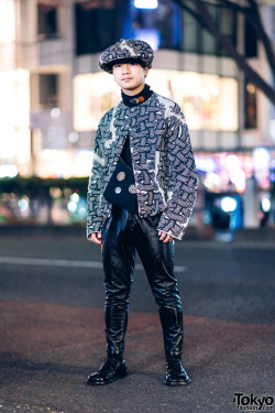 tokyo-fashion:  17-year-old Japanese student Daiki on the street