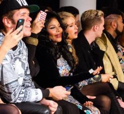 lilkimuk:  New Pics: Lil’ Kim Debuts Baby Bump At The Blonds