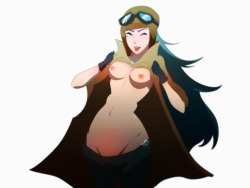 spookiarts:  Aviator Irelia from League of Legends  Thank you for the request! Thank you all for peeping ;) 