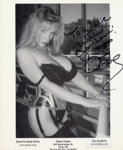 lust-after-females:  Danni Ashe’s autograph. I thank  thedaneonaplane