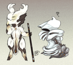 leafie-draws:“Golden Stag and Silver Fox”Some chibi doodles