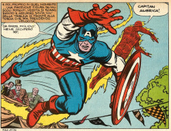 Panel from from Raccolta Super Eroi Gigante No. 2 (Marvel Comics, 1979). Art by Jack Kirby.