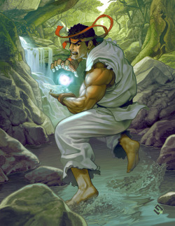 theomeganerd:  Street Fighter - Ryu by Chad “gammon” Walker