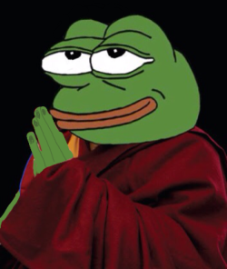 pepe-leaker:  Dalai Pepe (shitty & quickly made for an inside