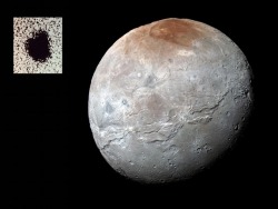 spaceexp: Charon:Moon of Pluto via reddit 