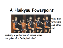 timeofdeathnote: A guide to Haikyuu!! 