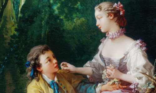 nellgwyne:  FranÃ§ois Boucher ( b. 29Â SeptemberÂ 1703 ) â†³Â Boucher was an extremely prolific artist and seems to have been able to turn out his pink and blue â€œconfectionsâ€ with unparalleled ease. He executed more than 1, 000 paintings, at least