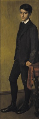 Adolphe Crespin (Belgian, 1859-1944), Portrait de jeune homme