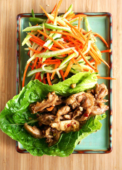 do-not-touch-my-food:  Asian Lettuce Wraps
