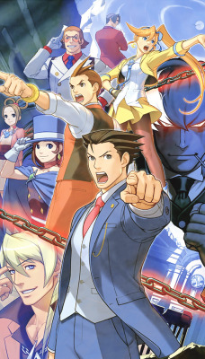 nanahoshis:  Ace Attorney Mobile Wallpapers* Click to see full