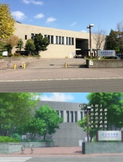 iwatobi-lee:  (ฅ>ω<*ฅ) sendai gymnasium 