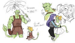 old krinn and quinn idea doodles