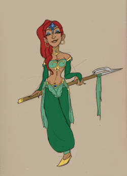 yammidoodlez:  Random Gerudo girl. Gerudo’s are definitely