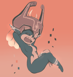 renebii:  c6urier asked for my babe Midna in palette #2, so here ya go!   Palette Challenge 