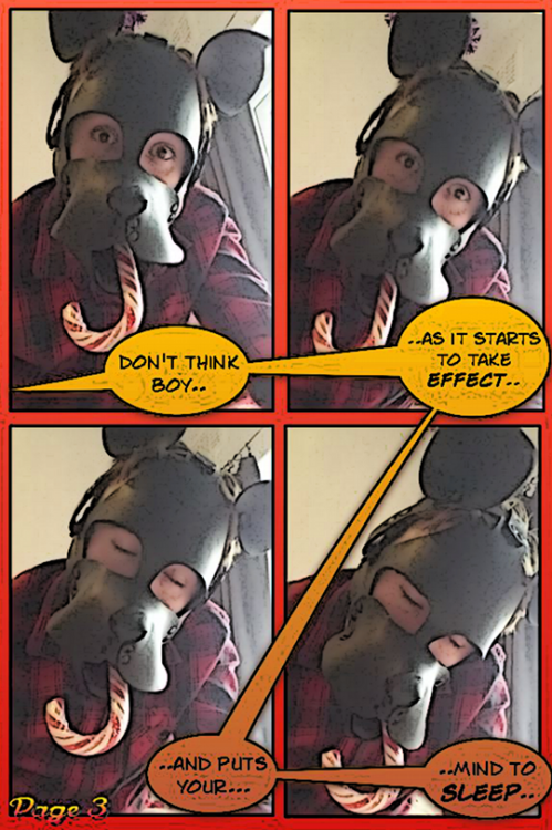 hypnolad: Have A Deer Xmas What a shock.. a present on xmas day… but it is candy for our pup… i wonder… what will it make him do? Thanks to @spacepupsilver for posing for the comic!  Merry XMAS all!!! did you enjoy it? 