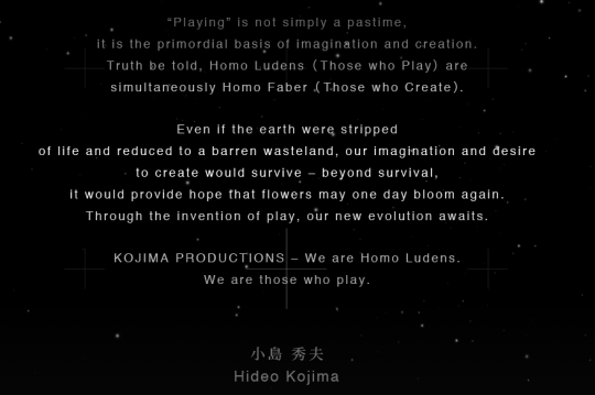 KOJIMA PRODUCTIONS