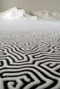 sick-in-me:  Motoi Yamamoto - Labyrinth (salt) 