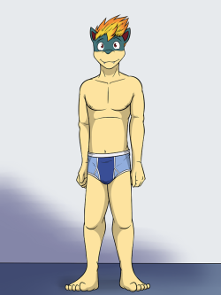 Pokedude in undies, this one’s a quilava