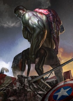 xombiedirge:  Avengers Illustrations by In-Hyuk Lee / Tumblr