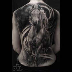 dubuddha-tattoo:  (via Running Horse Tattoo | Best Tattoo Ideas