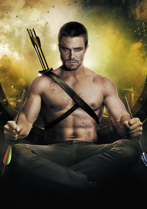  CW’s Arrow stars Stephen Amell (“Hung”) as Oliver Queen, a wealthy young bad boy who, after spending five years shipwrecked on an island, returns to Starling City with a mastery of the bow and a determination to make a difference.