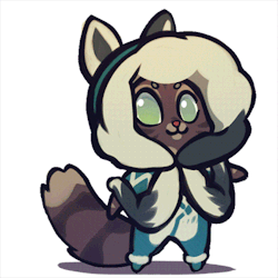 chocolate-rebel: my palico Papushes in Monster Hunter ❤  she’s