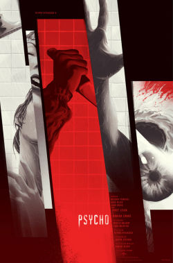 thepostermovement:  Psycho by Kevin Tong