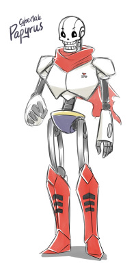 dashm00:  snajey:  First concept design of Cybertale Papyrus~Yes