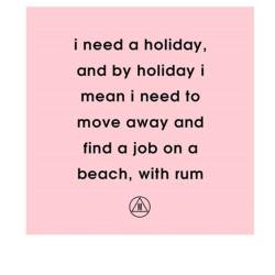 bellageorgina:  Love this. Stolen from @missguided #rum #beach