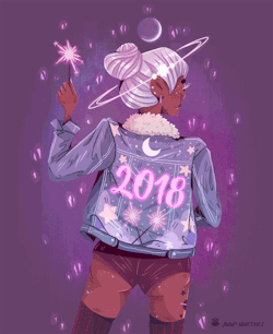 jimmymm-ilustra: Happy 2018! Hope you all have an amazing new
